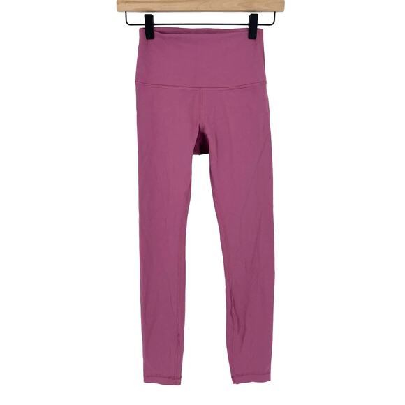 Lululemon Wunder Under High Rise Tight 25" Full On Luon Size 4 in Moss Rose - Picture 9 of 9